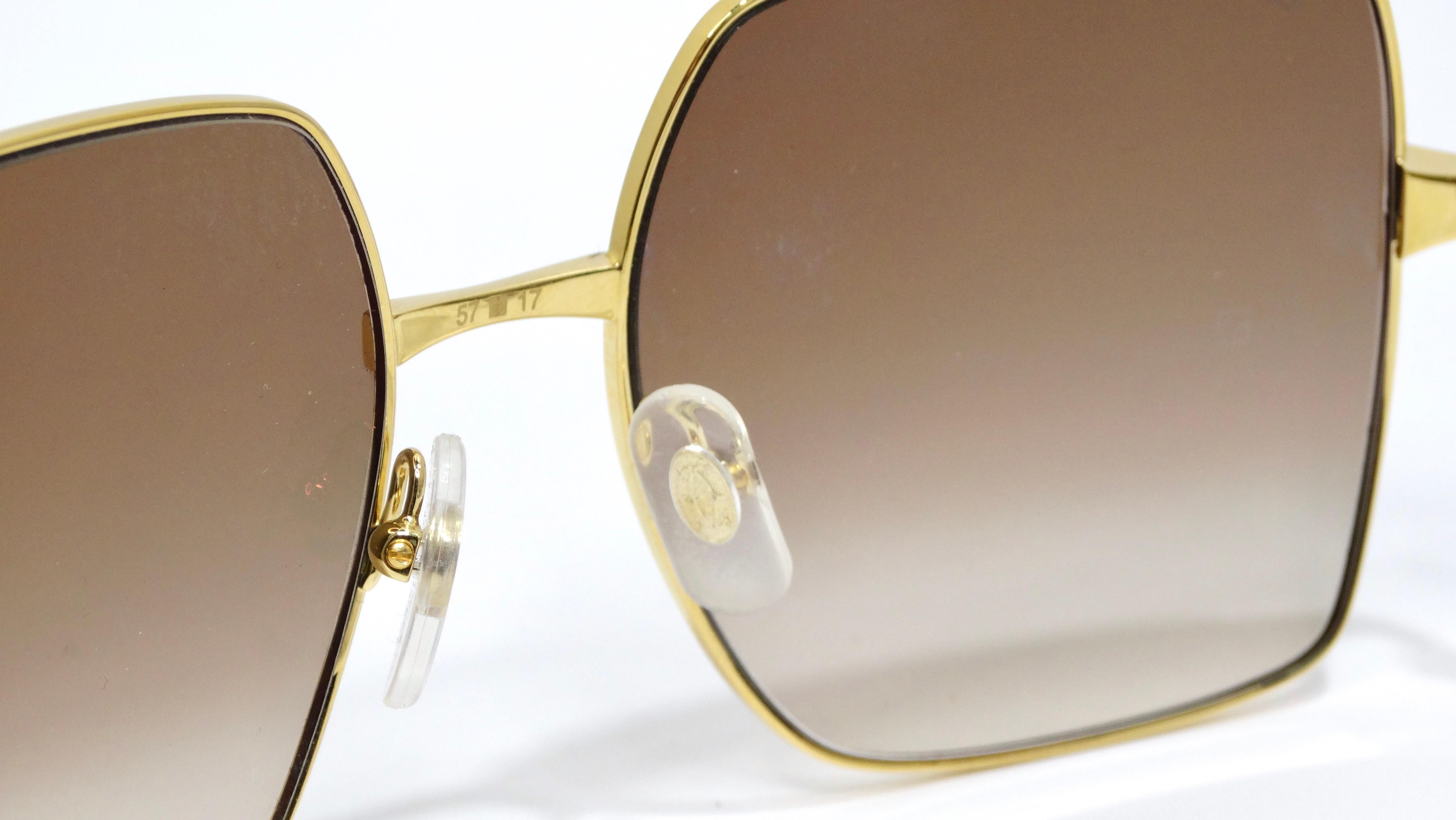 Cartier Santos Oversized Metal Sunglasses 1