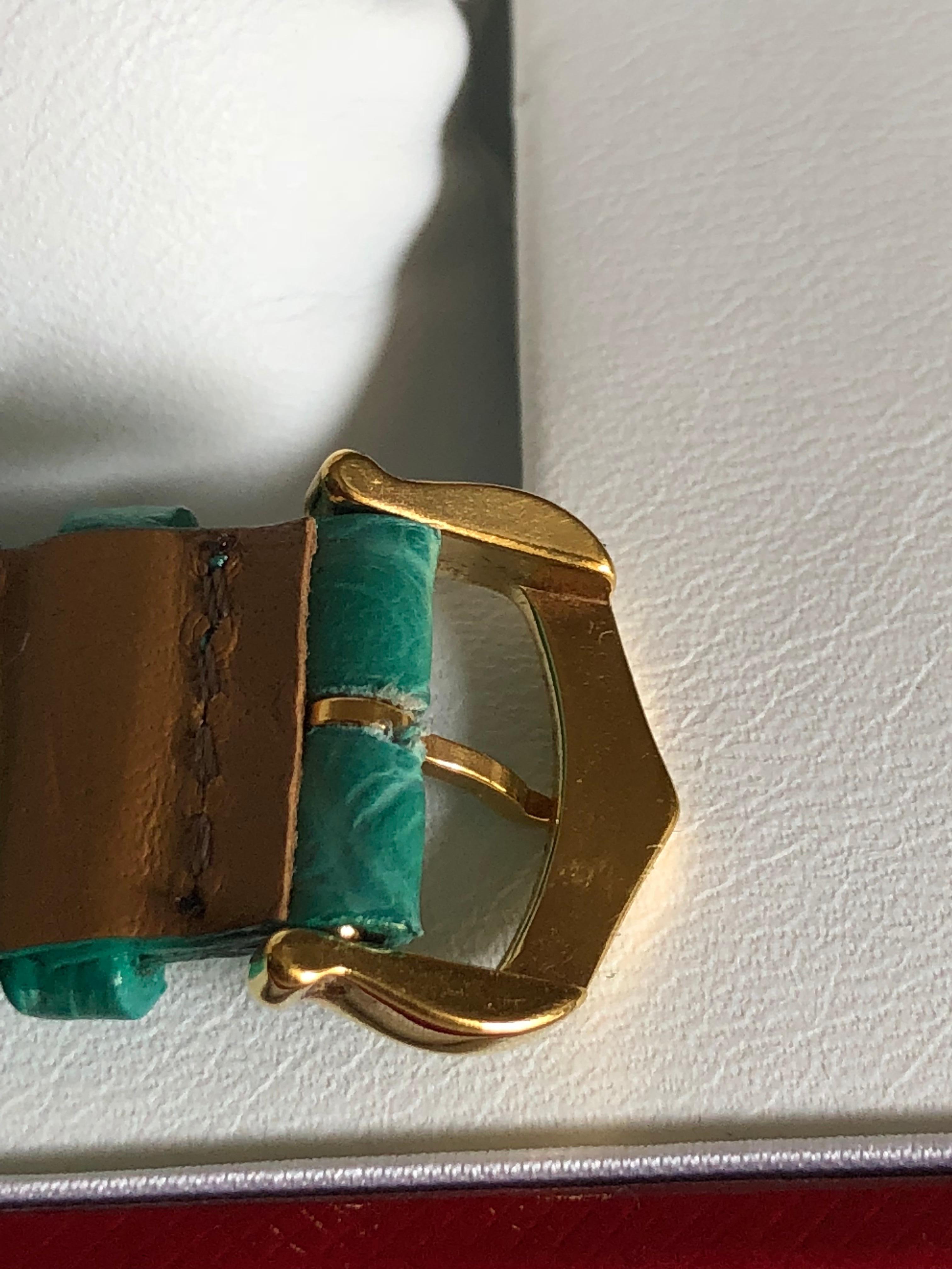 Cartier Square Watch Like Tonneau and Tortue Yellow Gold 18 Karat 2