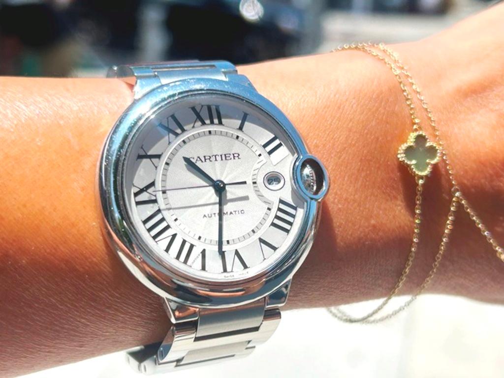 Cartier Acier inoxydable Ballon Bleu 42MM 3765 en vente 1