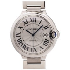 Cartier Stainless Steel Ballon Bleu self winding wristwatch, circa 2000s