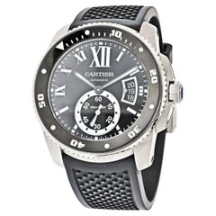 Cartier Stainless Steel Calibre De Cartier 42mm Automatic Mens Wrist Watch