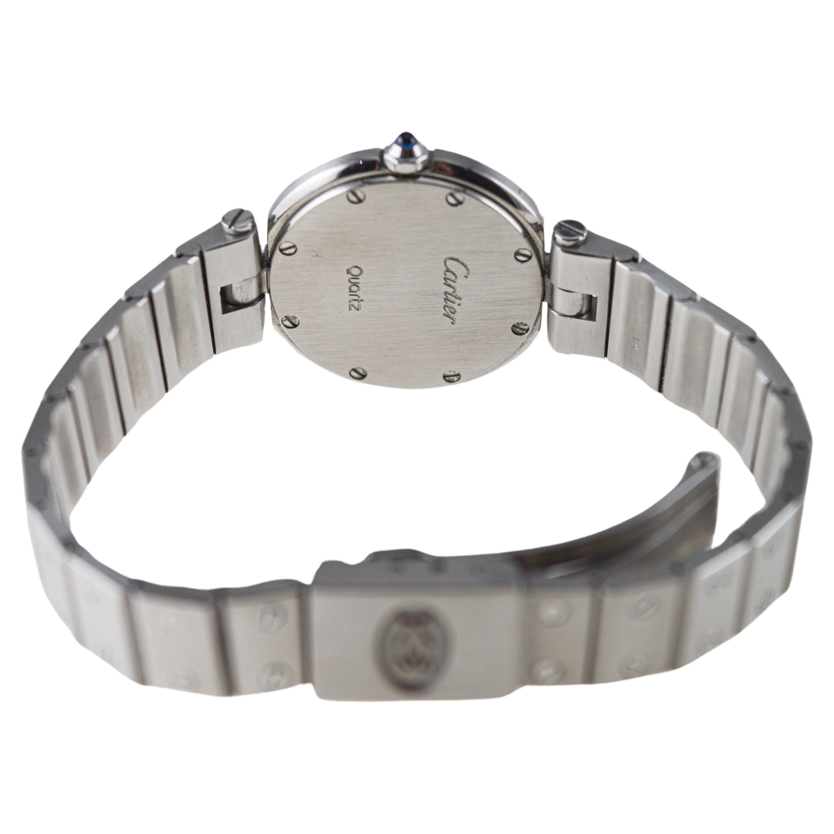 Cartier Stainless Steel Centre For Sale 5