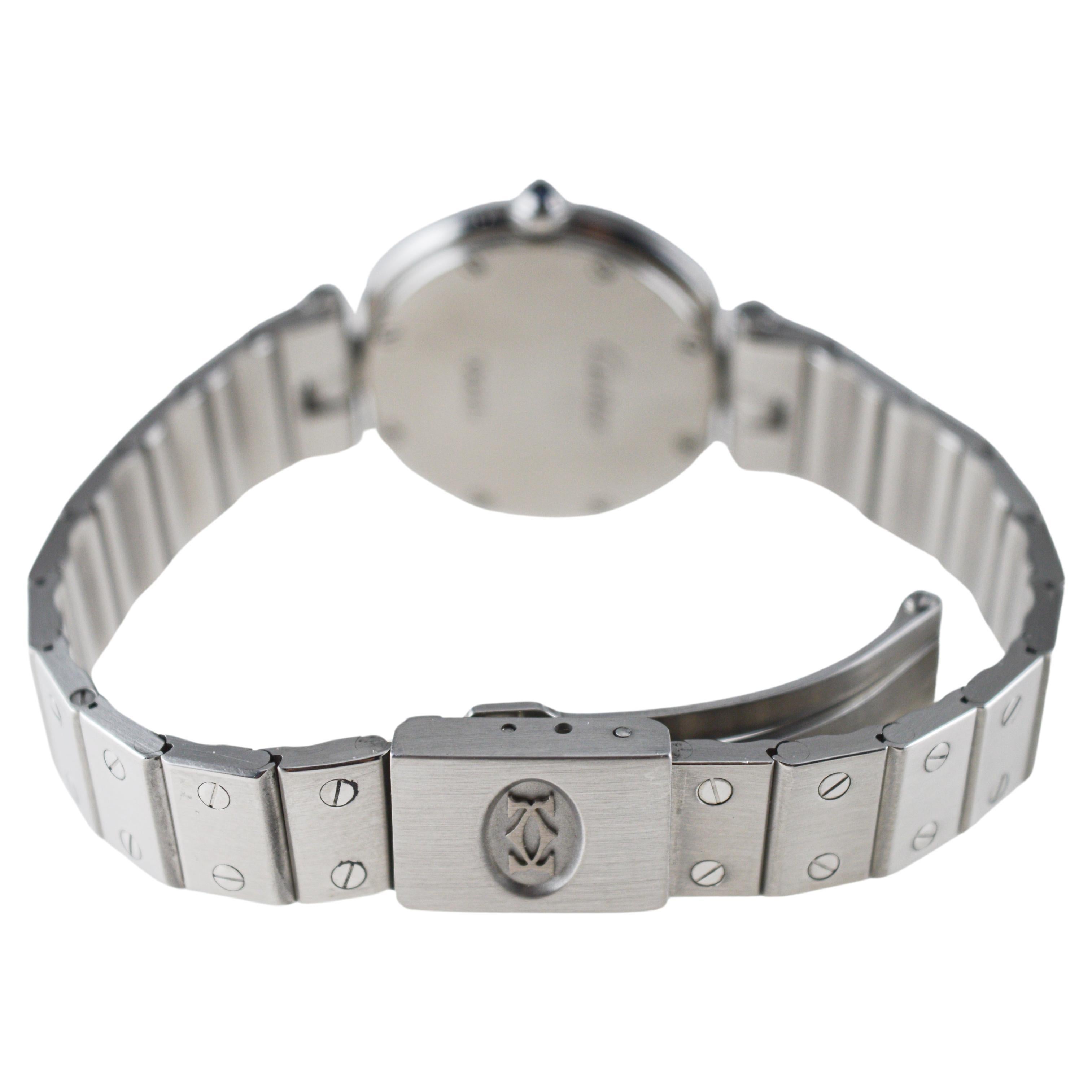 Cartier Stainless Steel Centre For Sale 6
