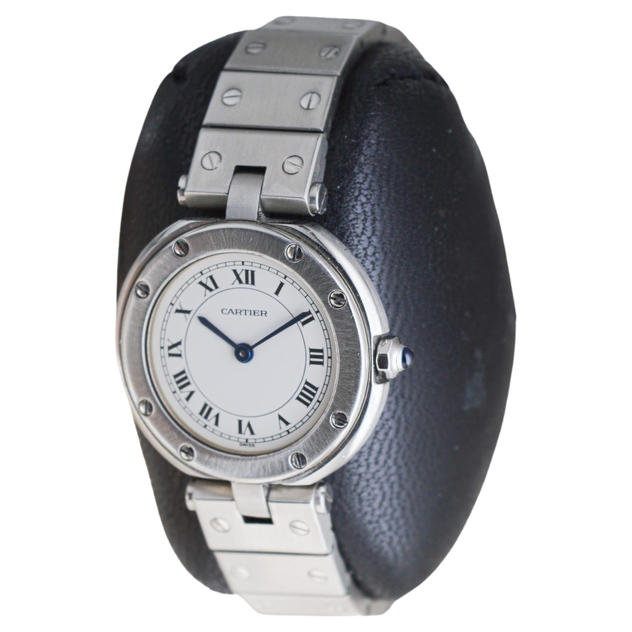 Cartier Stainless Steel Centre For Sale 1