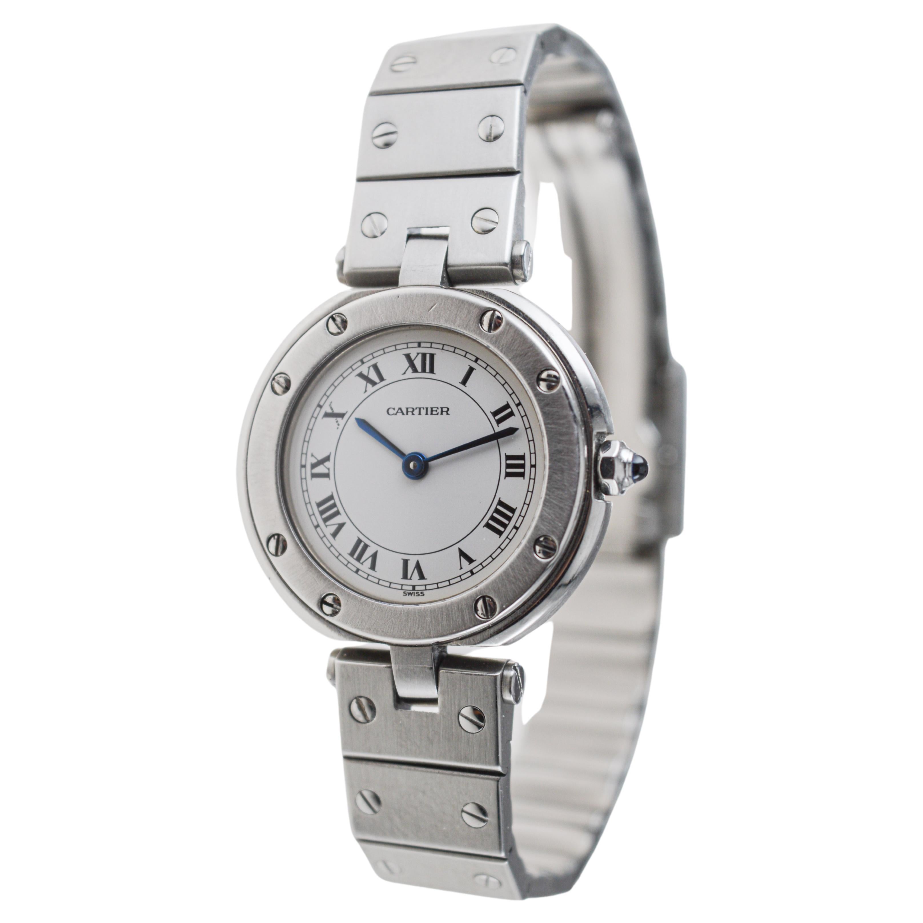 Cartier Stainless Steel Centre For Sale 2