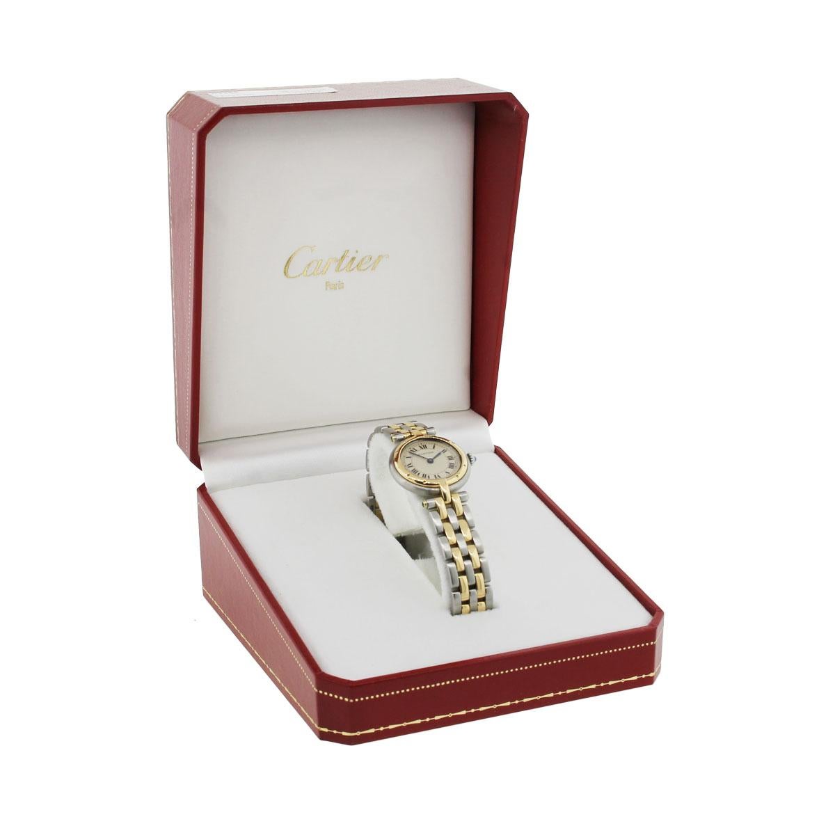 Cartier Stainless steel Cougar Vendome Quartz Wristwatch Ref 17736  1