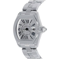 Cartier Ladies Stainless Steel Roadster Quartz Wristwatch Ref W62016V3