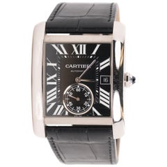 Cartier Stainless Steel Large Tank automatic Wristwatch 