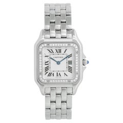 Cartier in acciaio inossidabile  Midsize Diamond Panther W4PN0008 4016