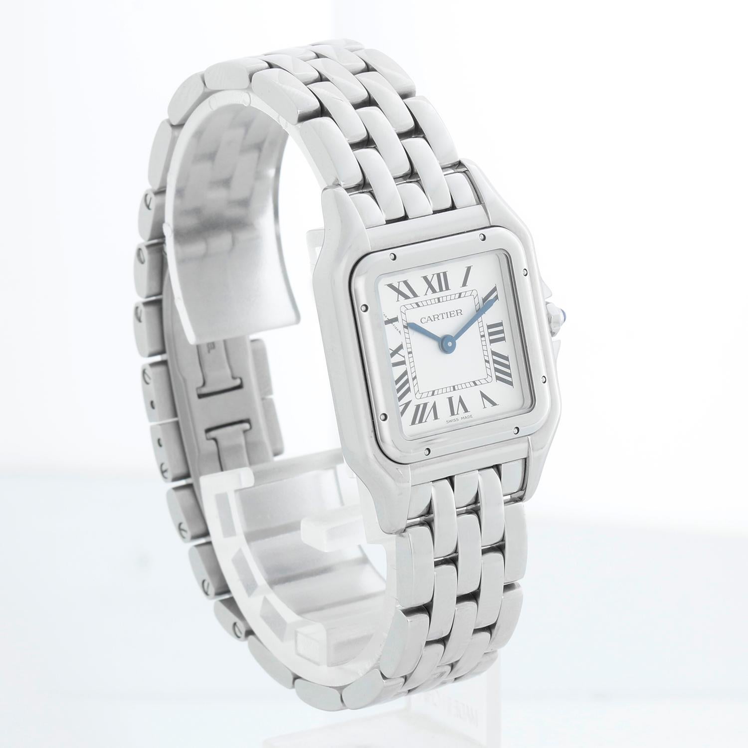 Cartier Panther Midsize in acciaio inossidabile WSPN0007 4016 In condizioni ottime in vendita a Dallas, TX