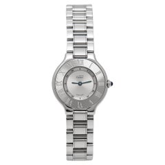 Cartier Stainless Steel Must 21 de Cartier Quartz Women's Wristwatch 28 mm