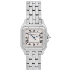 Cartier Stainless Steel Panther Quartz Wristwatch
