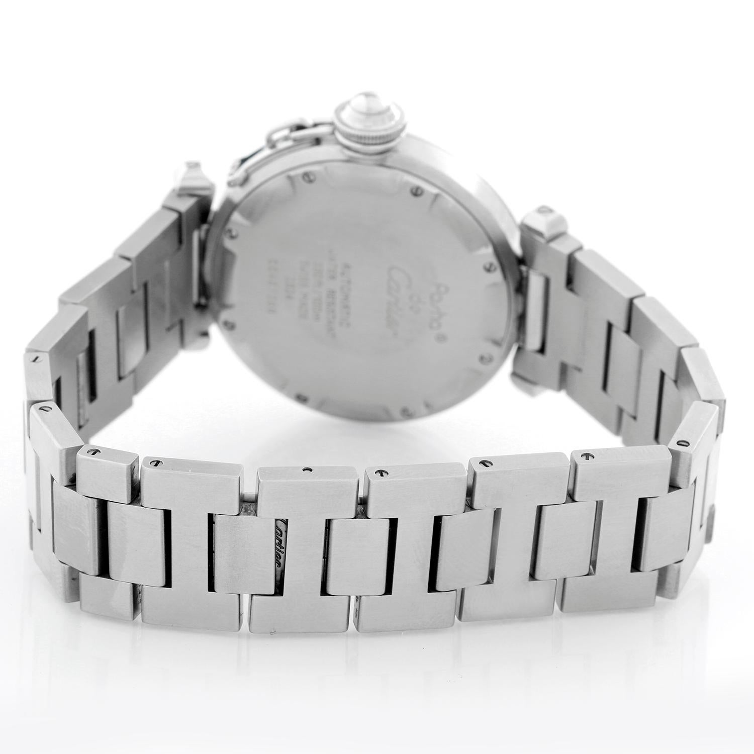 Women's or Men's Cartier Stainless Steel Pasha Automatic Wristwatch Ref W31074M7