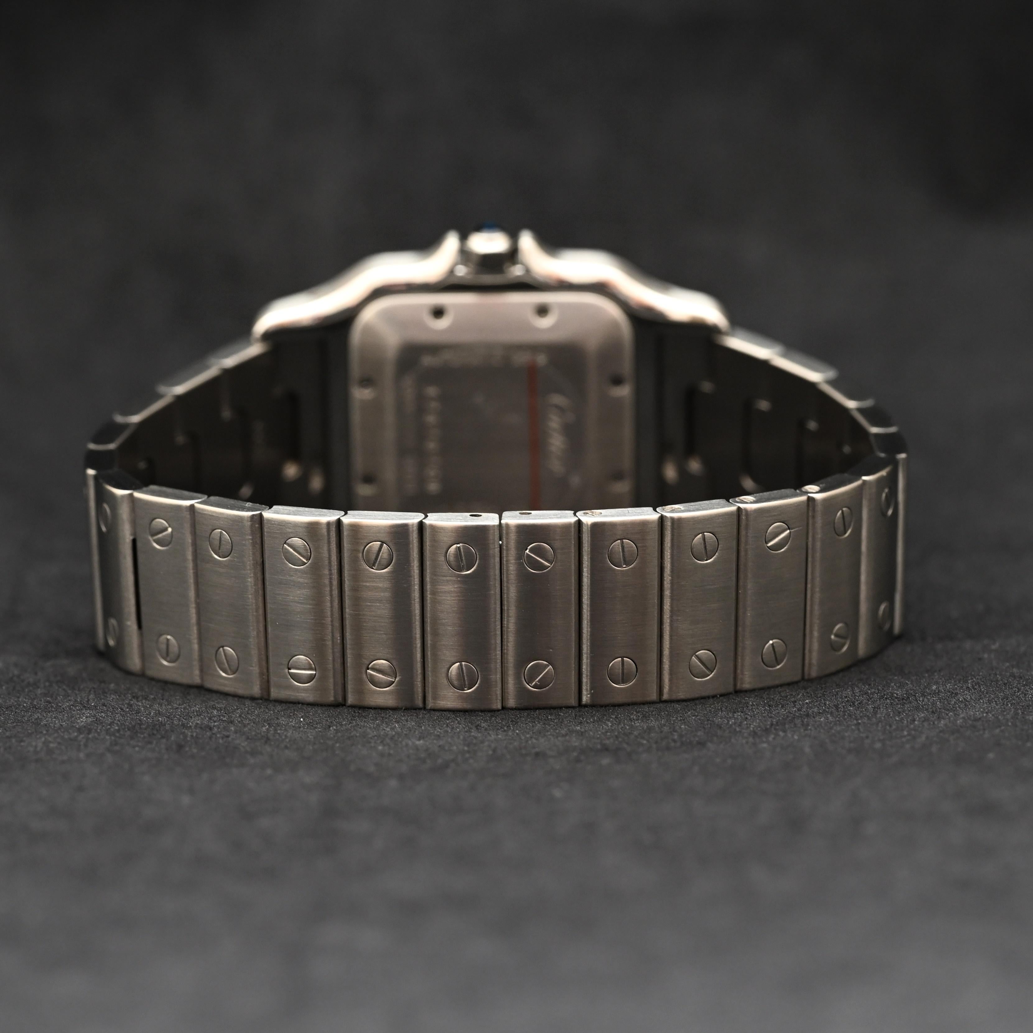 Cartier Stainless Steel Santos Automatic 2319, 1990-2000's 1