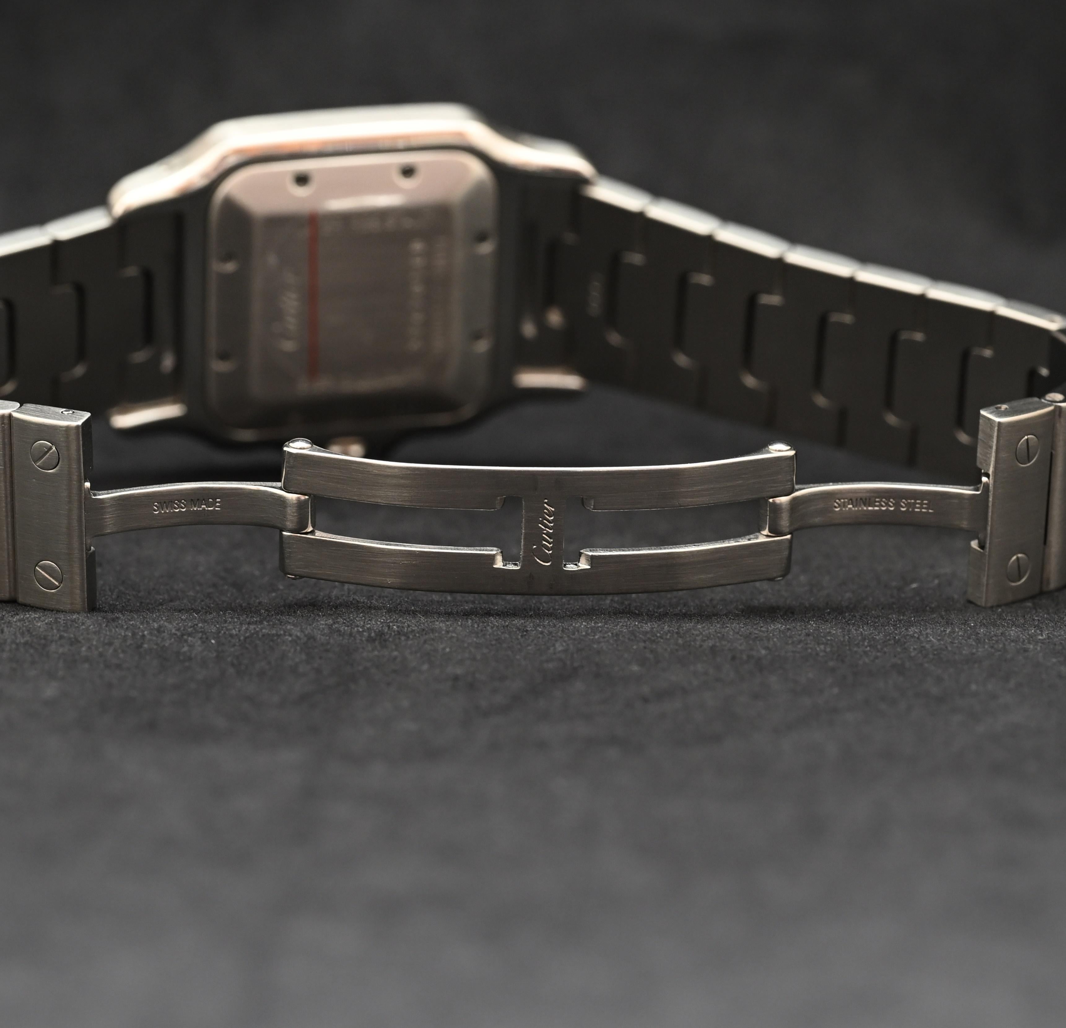Cartier Stainless Steel Santos Automatic 2319, 1990-2000's 2