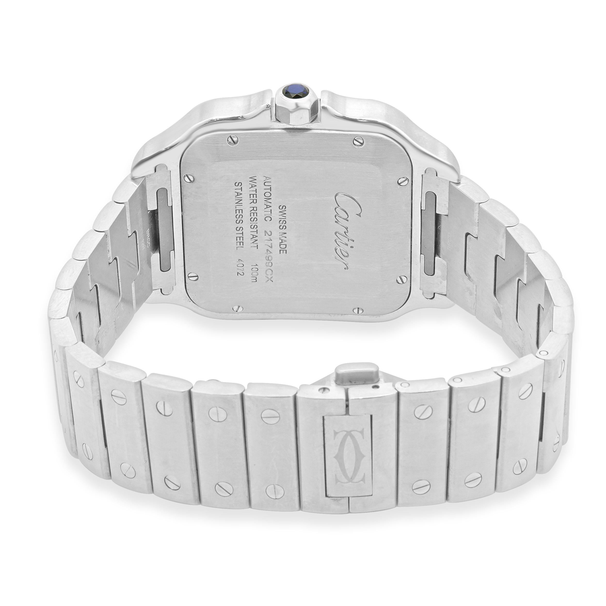 Cartier Santos Grande in acciaio inossidabile In condizioni ottime a Scottsdale, AZ