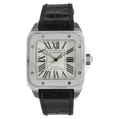 Cartier Stainless Steel Santos, Medium