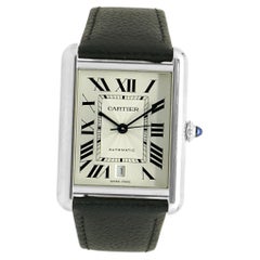 Tank en acier inoxydable de Cartier Extra Large