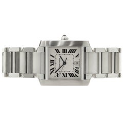 Cartier - Tank Francaise en acier inoxydable