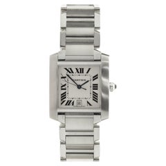 Cartier Stainless Steel Tank Francaise