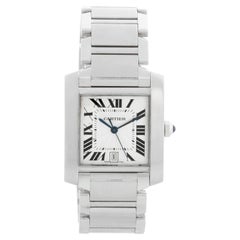 Cartier Stainless Steel  Tank Francaise Watch W51002Q3 2302