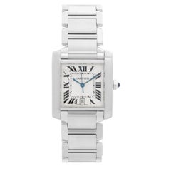 Cartier Stainless Steel Tank Francaise Watch W51002Q3