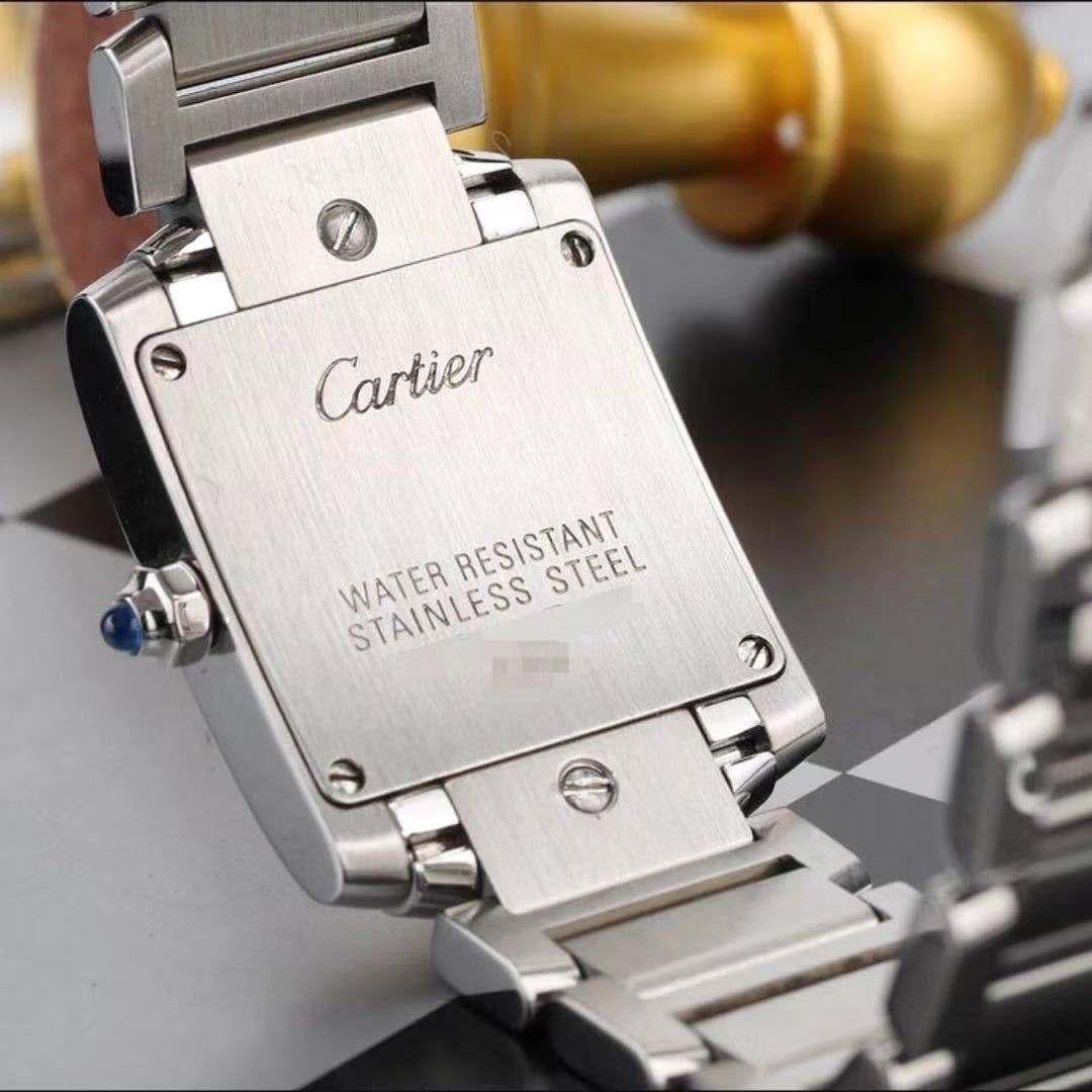 Cartier Stainless Steel Tank Francaise Watch W51011Q3 3