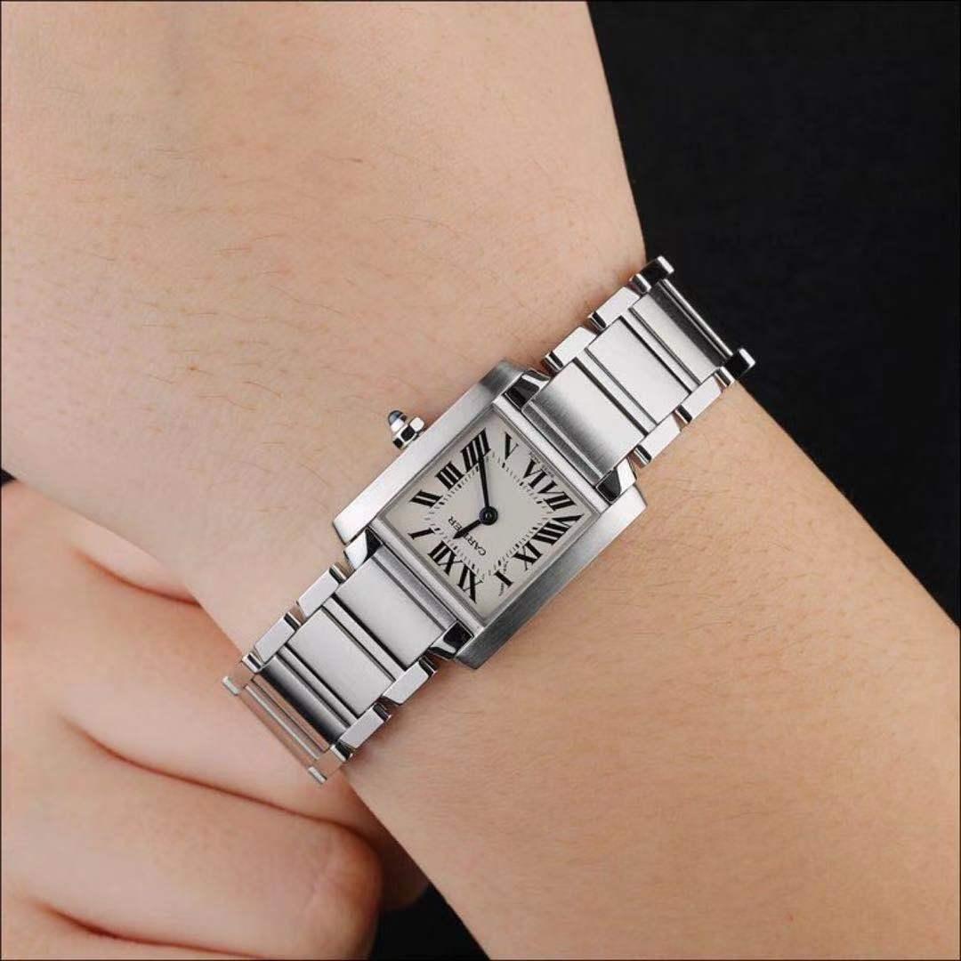 Cartier Stainless Steel Tank Francaise Watch W51011Q3 4