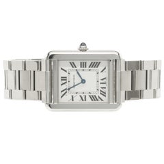 Cartier Stainless Steel Tank Solo