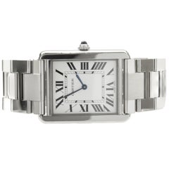 Cartier Stainless Steel Tank Solo