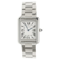 Cartier Stainless Steel Tank Solo
