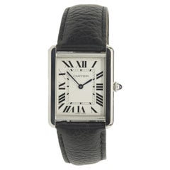 Cartier Stainless Steel Tank Solo