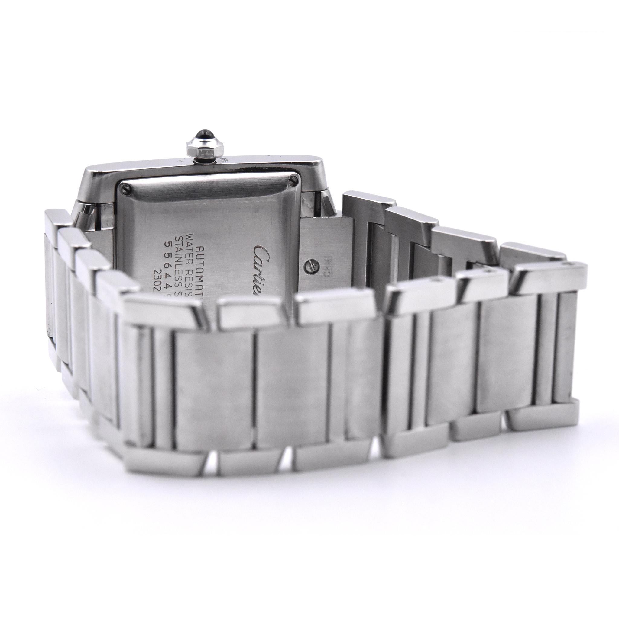 Women's Cartier Stainless Steel Tank Watch Ref. 2302