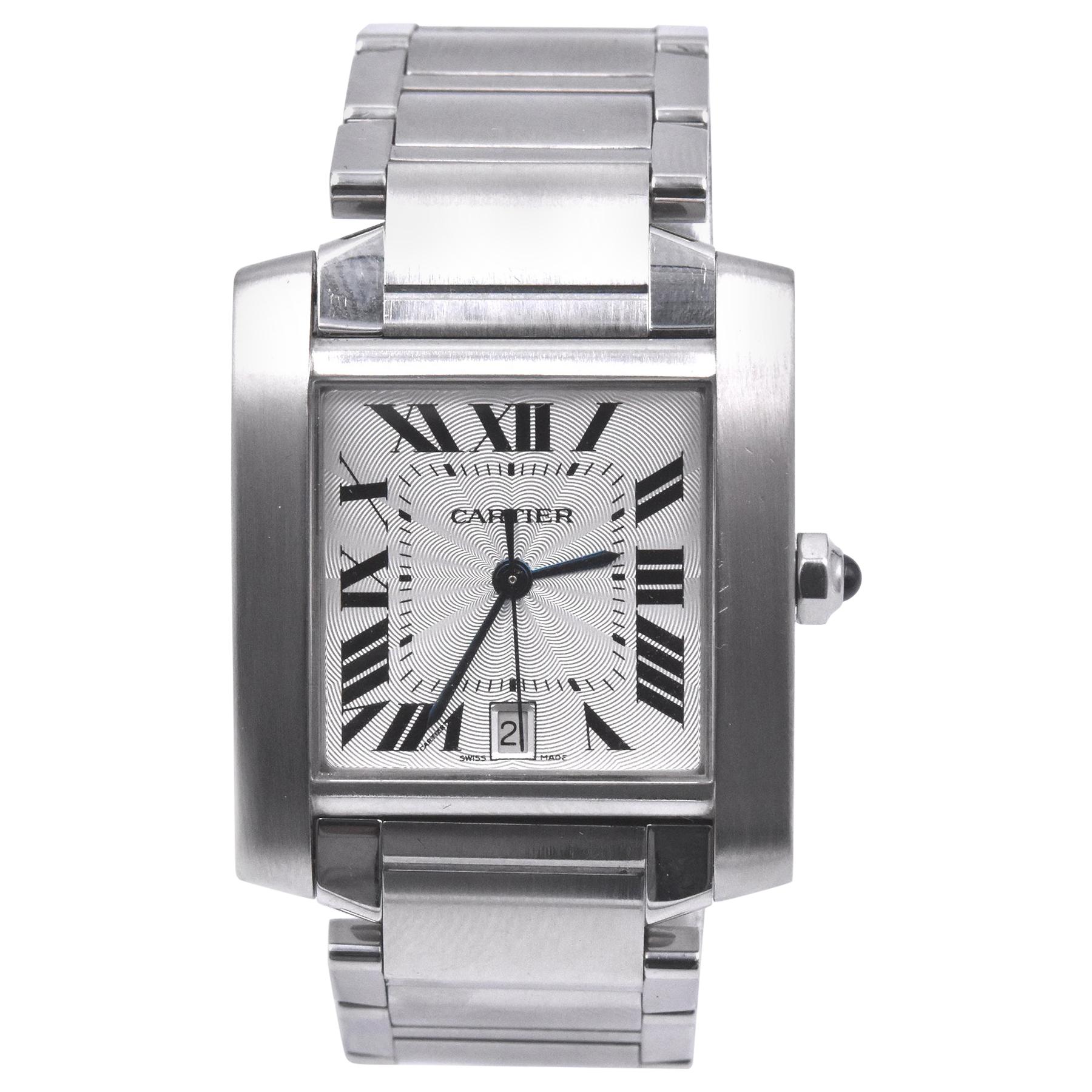 Cartier Stainless Steel Tank Watch Ref. 2302