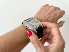 Cartier Stainless Steel XL Automatic Diamond Watch
