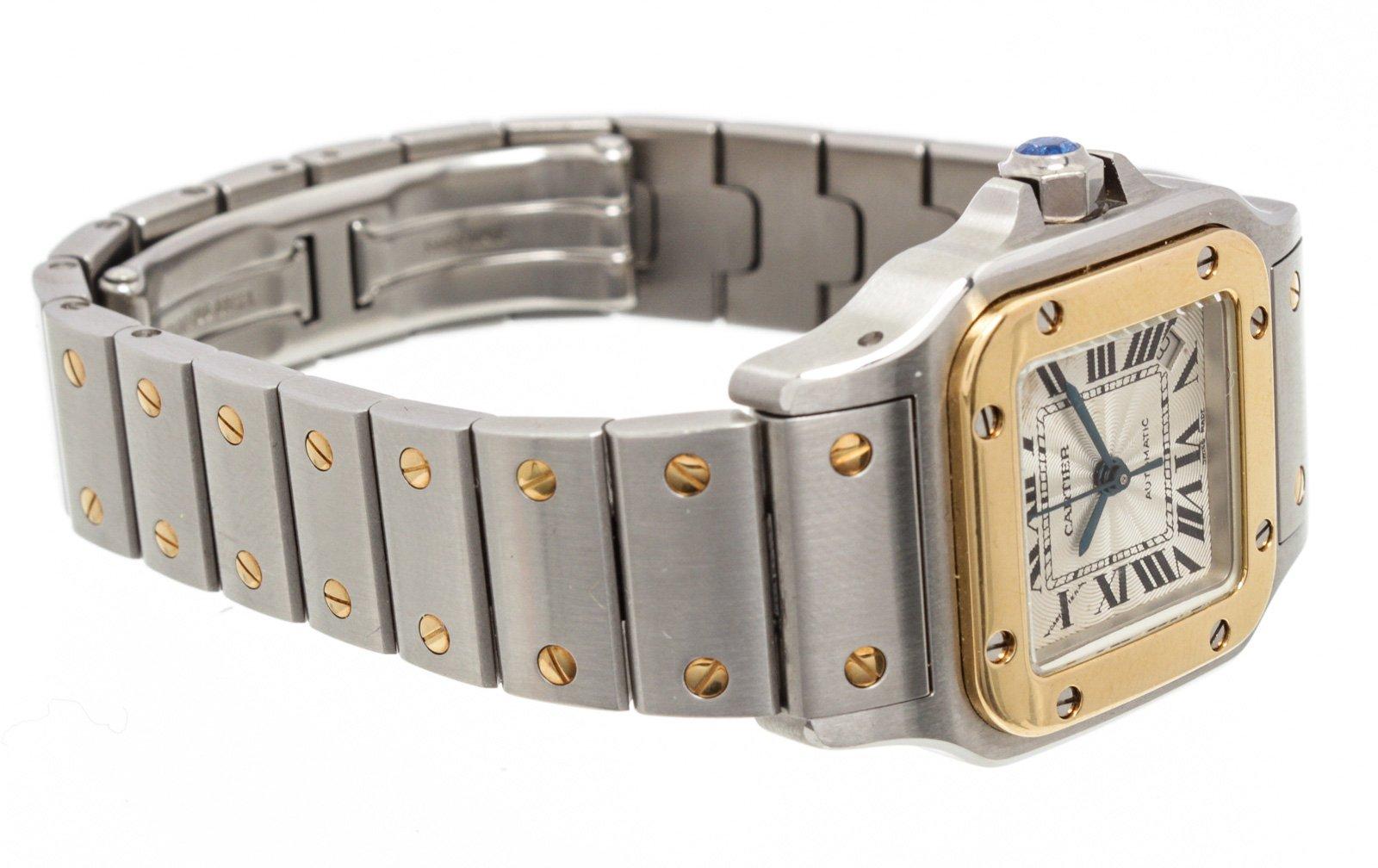 Cartier Stainless Steel Yellow Gold Galbee Rotonde Watch 8