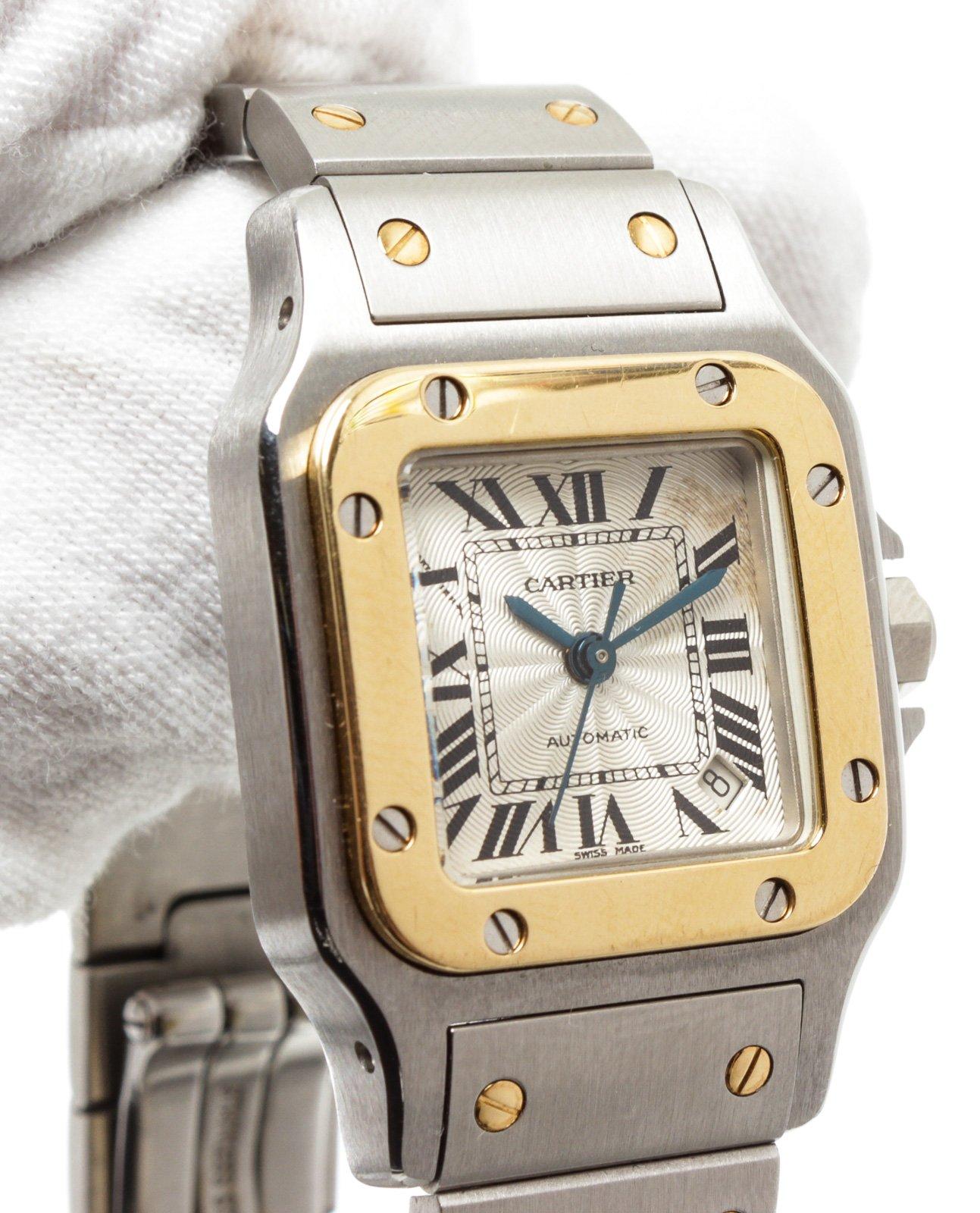 Cartier Stainless Steel Yellow Gold Galbee Rotonde Watch 4
