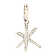 Cartier Star Pendant Pendant & Charms 18K White Gold and Diamonds