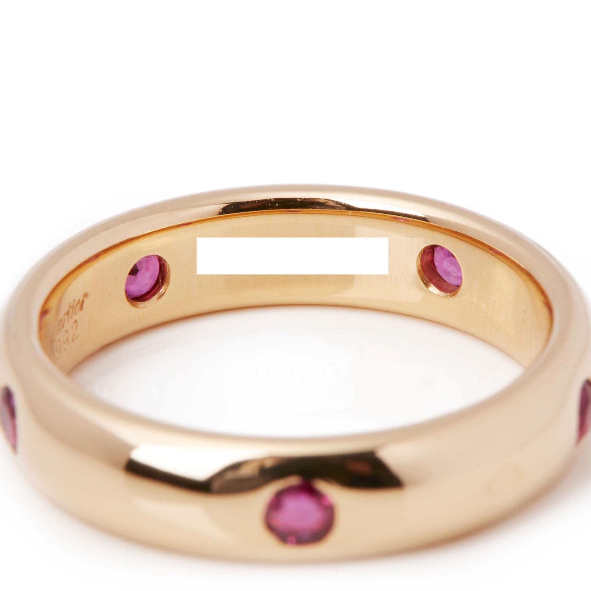 Cartier Stella 18 Karat Gold Rubin-Ring Damen