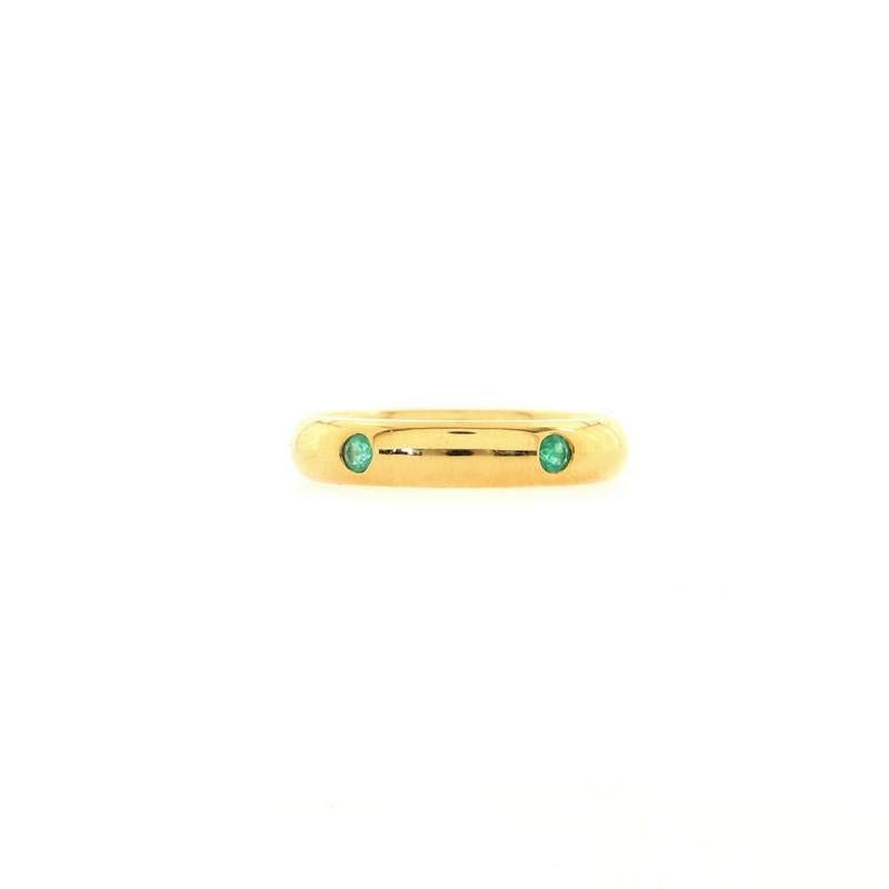 Condition: Very good. Moderate wear throughout.
Accessories: No Accessories
Measurements: Size: 6 - 52, Width: 4.00 mm
Designer: Cartier
Model: Stella Band Ring 18K Yellow Gold and Emerald 4mm
Exterior Color: Green, Yellow Gold
Item Number: 84559/102