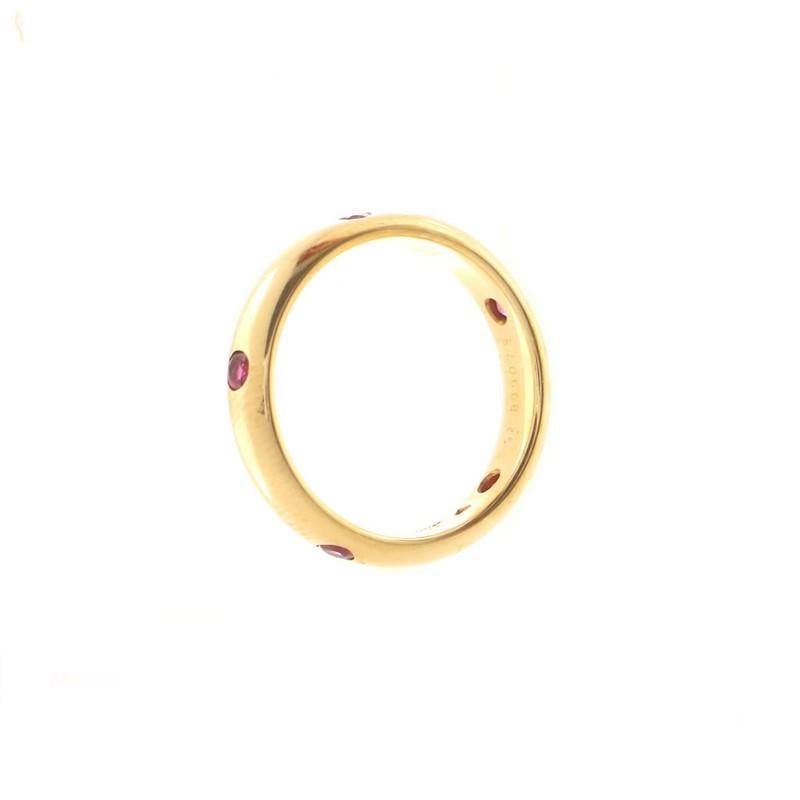 Condition: Very good. Moderate wear throughout.
Accessories: No Accessories
Measurements: Size: 6 - 52, Width: 4.00 mm
Designer: Cartier
Model: Stella Band Ring 18K Yellow Gold and Ruby 4mm
Exterior Color: Red, Yellow Gold
Item Number: 84559/101