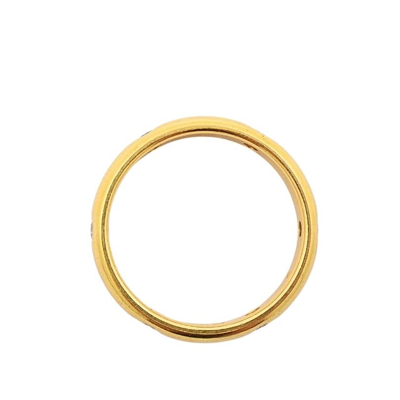 Anello Cartier Stella in oro 18k con diamante Vintage In condizioni buone in vendita a Beverly Hills, CA