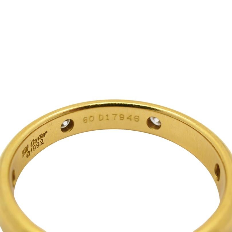 Anello Cartier Stella in oro 18k con diamante Vintage in vendita 1