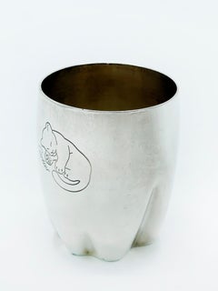 Cartier Sterling Silver 925  Baby panther Tumbler