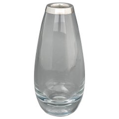 Vase en argent et verre de Cartier