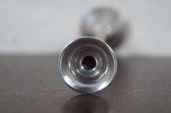 Cartier Sterling Silver Art Deco Style Tapered Candlestick