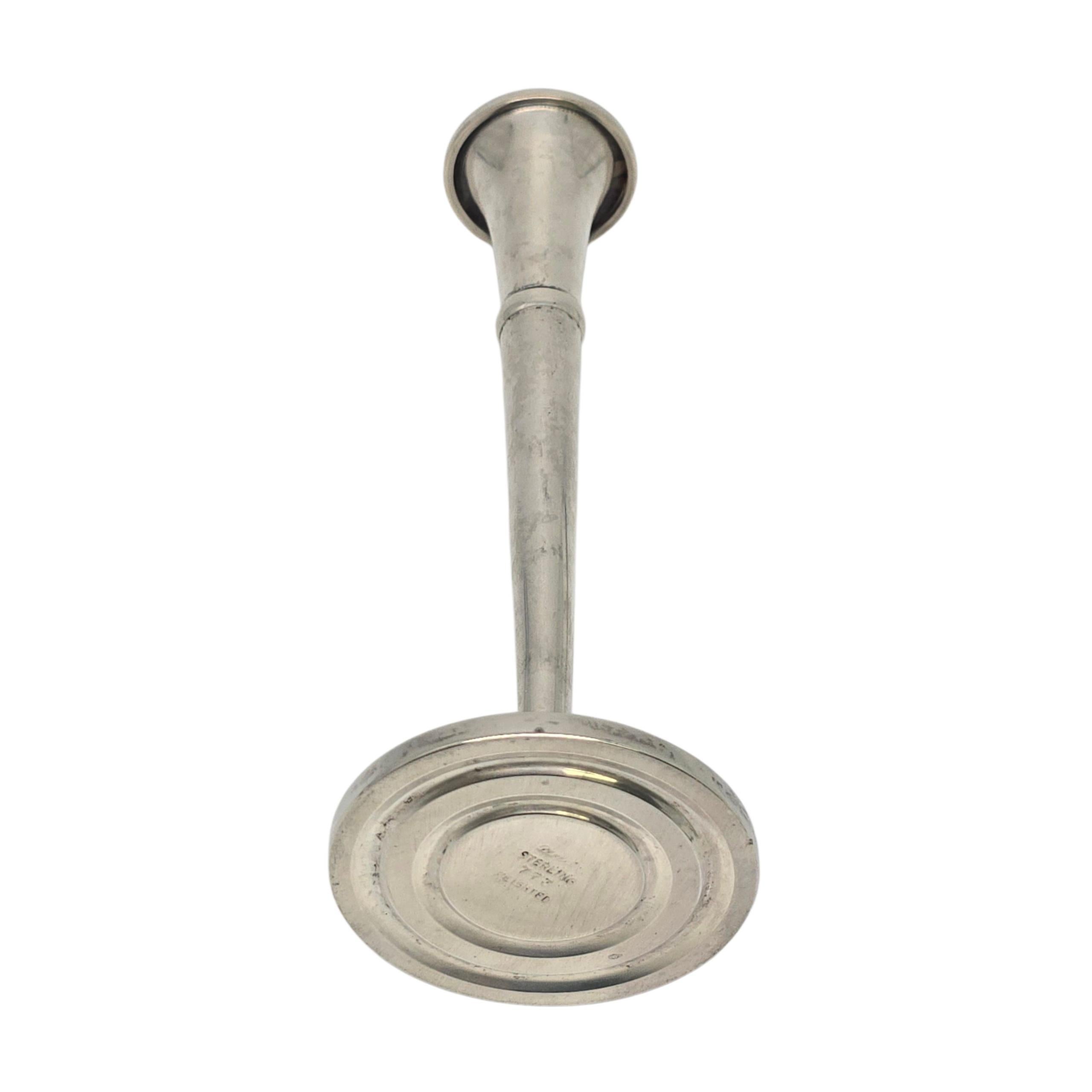 Cartier Sterling Silver Bud Vase 7 5/8