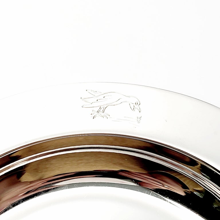 Cartier Sterling Silver Child's Bowl and Plate at 1stDibs