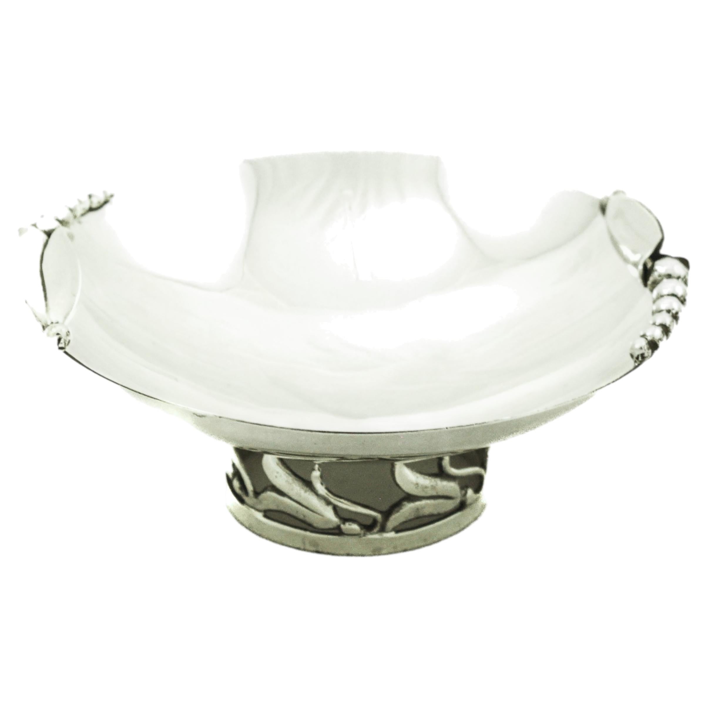 Cartier Sterling Silver Footed Dish