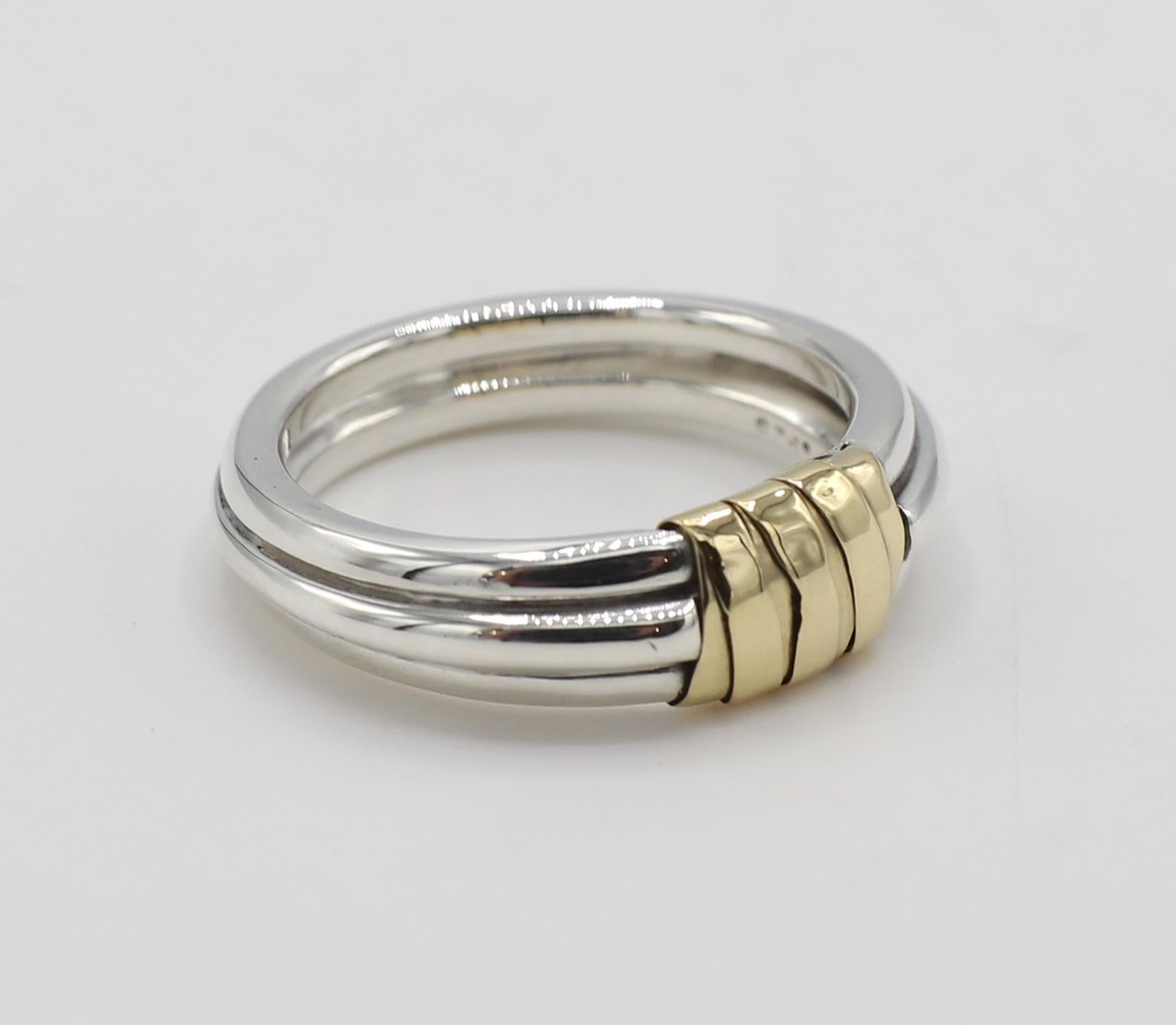 sterling silver cartier ring